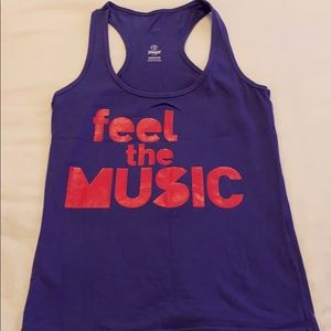 Zumba Fitness Feel The Music Racerback shirt